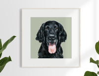 5. Flat-coated Retriever Limited Edition Print