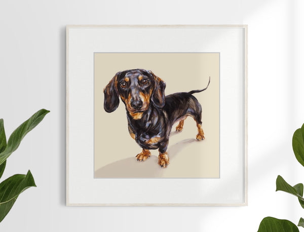 4. Dachshund standing Limited Edition Print