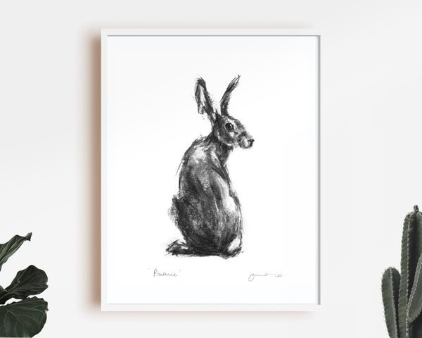 "Prudence" Hare Sketch Print